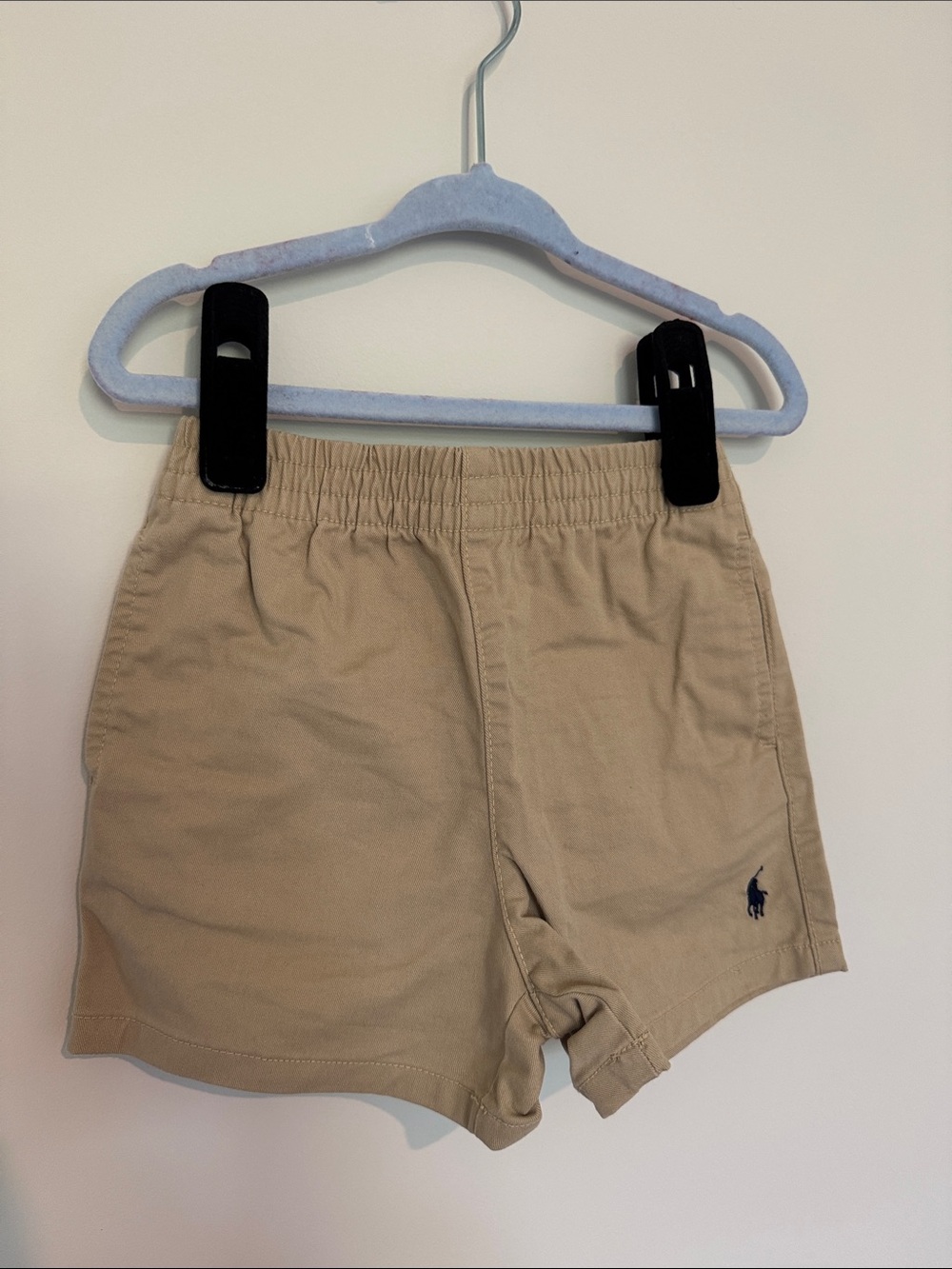 Ralph Lauren Kids Khaki Cotton Pull-On Shorts size 12 months
